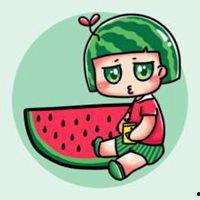 吃瓜女动漫头像可爱,吃瓜女动漫头像的可爱魅力  第2张