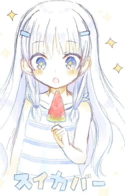 鸣濑白羽吃瓜,瓜田里的美食探险之旅  第2张