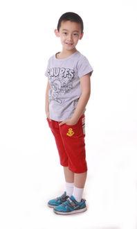 男童吃瓜短袖套装,男童吃瓜短袖套装，萌趣造型解锁清凉一夏  第2张