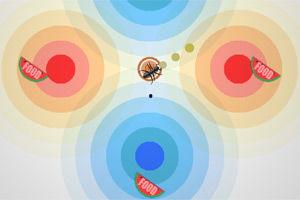 蚂蚁吃瓜纸浆画